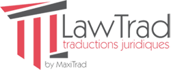 logo lawtrad traductions juridiques paris